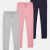 Friboo Basic Girls 3 Pack- Trainingsbroek - Pink, Grey, Dark Blue -Friboo 0345824a38344641b5793ca8933d9e78