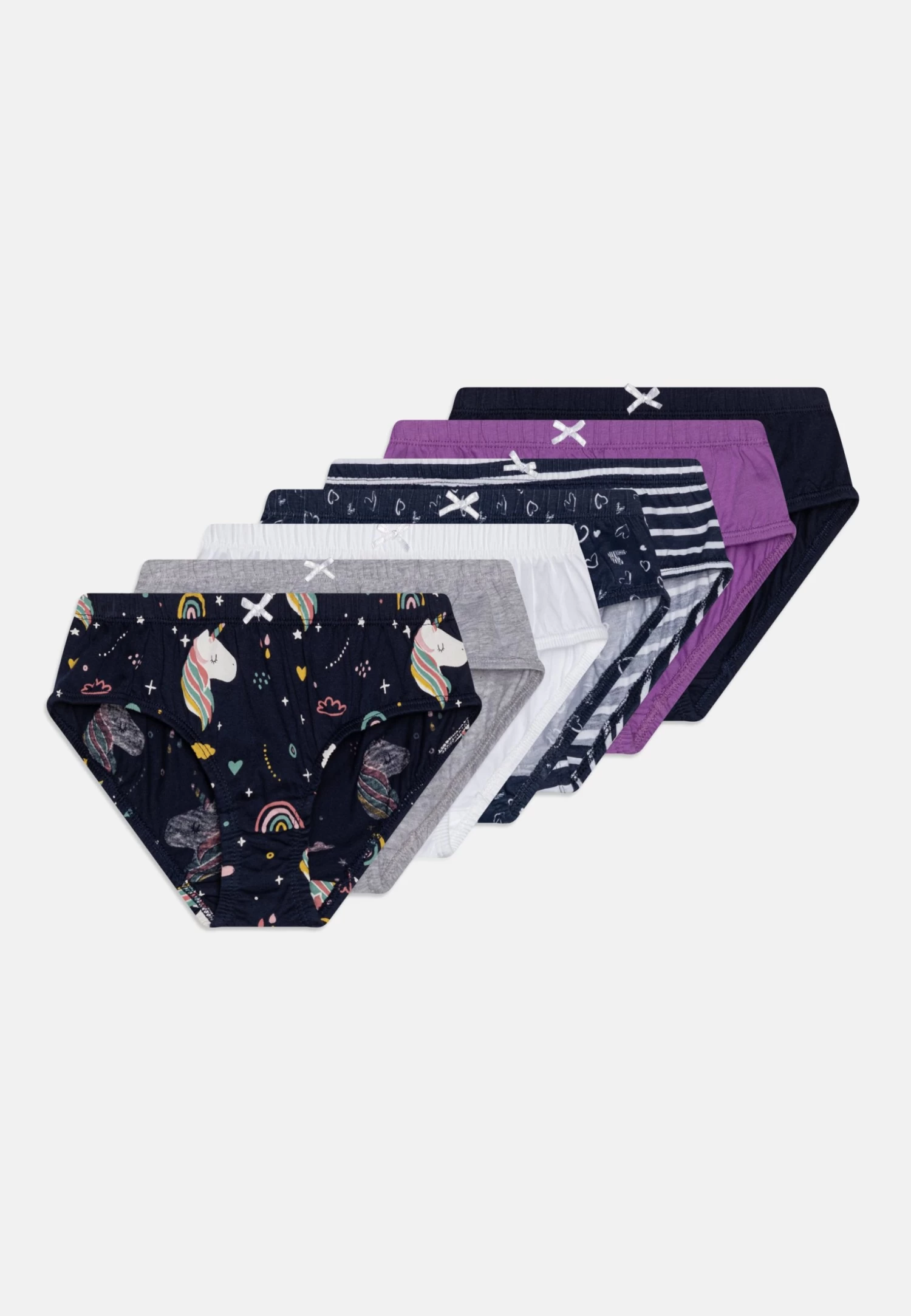 Friboo 7 Pack - Slip - Multi-Coloured /White 3 Friboo 7 Pack - Slip - Multi-Coloured /White