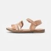 Friboo Leather Strappy Sandals - Sandalen - Rose Gold/Coloured -Friboo 126e30a9438449fda1265e0731f36624