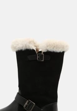 Friboo Leather - Snowboots- Black -Friboo 1281e9f25a9e43bc8bb78884112903c4