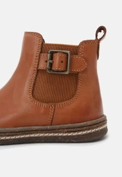 Friboo Leather Booties - Korte Laarzen - Cognac -Friboo 2aa3883db3284adda2de3c9ce234e13f