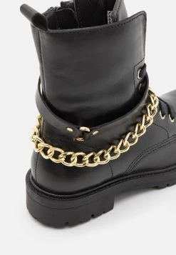 Friboo Leather Booties - Korte Laarzen - Black -Friboo 52f8c3f10fe8460188af3b6c0a4a075a