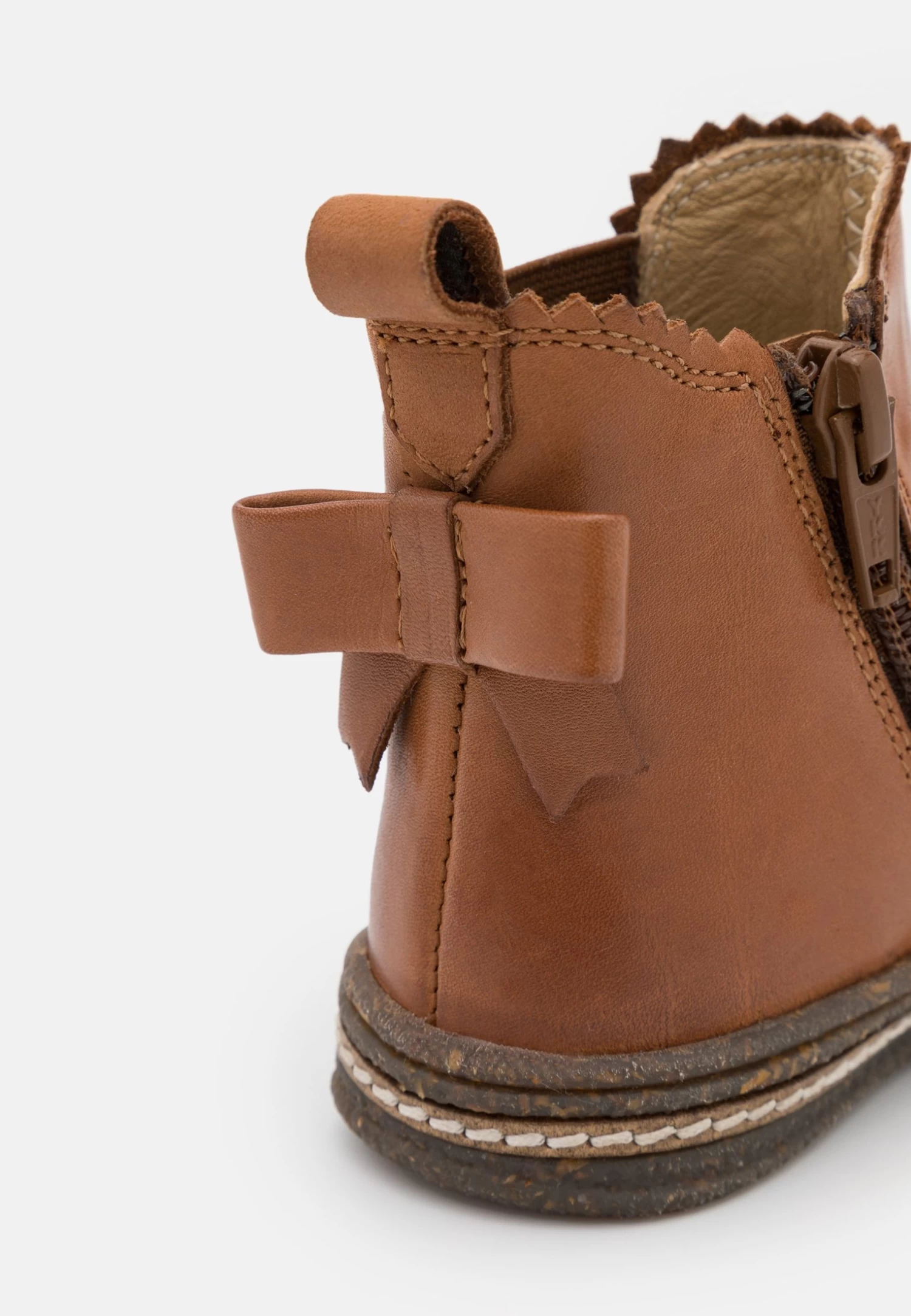 Friboo Leather - Korte Laarzen - Cognac 8 Friboo Leather - Korte Laarzen - Cognac - Afbeelding 6