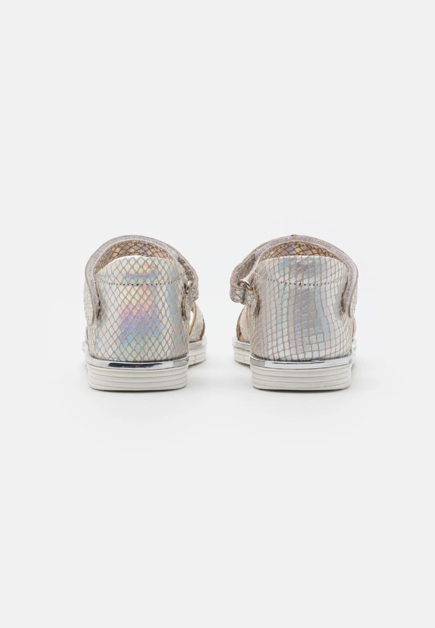 Friboo Holographic Leather - Sandalen - Silver 5 Friboo Holographic Leather - Sandalen - Silver - Afbeelding 3