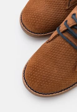 Friboo Leather - Sportieve Veterschoenen - Brown -Friboo 748bdc721c184743a06b6ee15cf38574