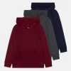 Friboo 3 Pack - Hoodie - Multi-Coloured/Blue/Dark Red -Friboo 95f92ce57963469bacec7cc15d159f66