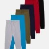 Friboo Unisex 6 Pack - Trainingsbroek - Multi-Coloured/Red /Blue