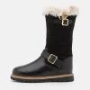 Friboo Leather - Snowboots- Black -Friboo a1f6bb4d3f8c41da912bbbb153d07632