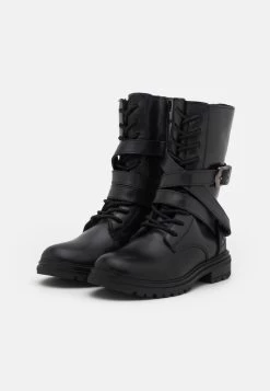 Friboo Leather - Veterlaarzen - Black -Friboo a6ea1da249cb44eda3a6caf932ad74bf