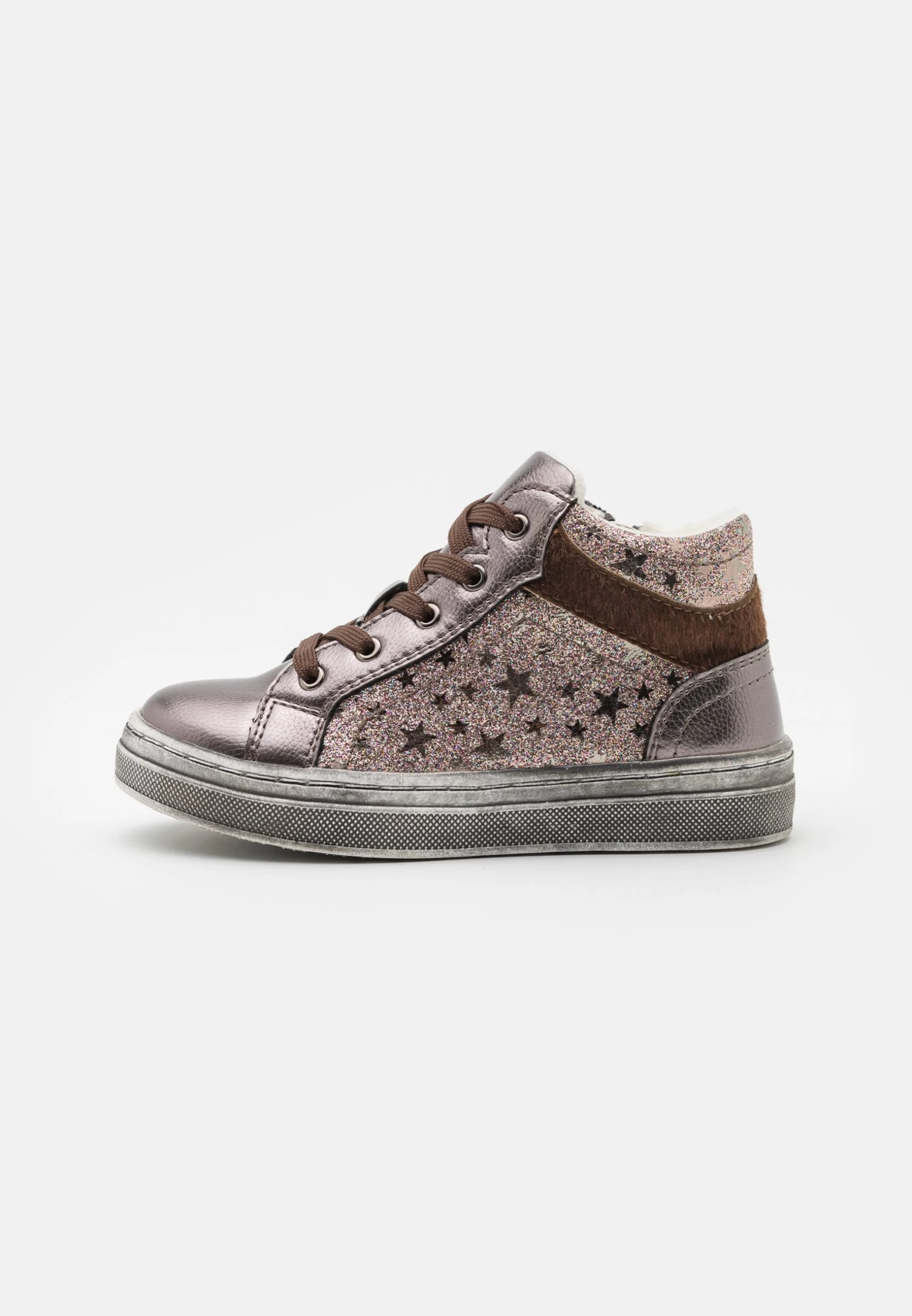 Friboo Sneakers Hoog - Gunmetal 3 Friboo Sneakers Hoog - Gunmetal