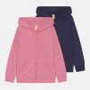 Friboo Girls Basic Zipthru 2 Pack - Sweater Met Rits - Pink -Friboo a96c90b626b6459fa51de89f24e0e4af