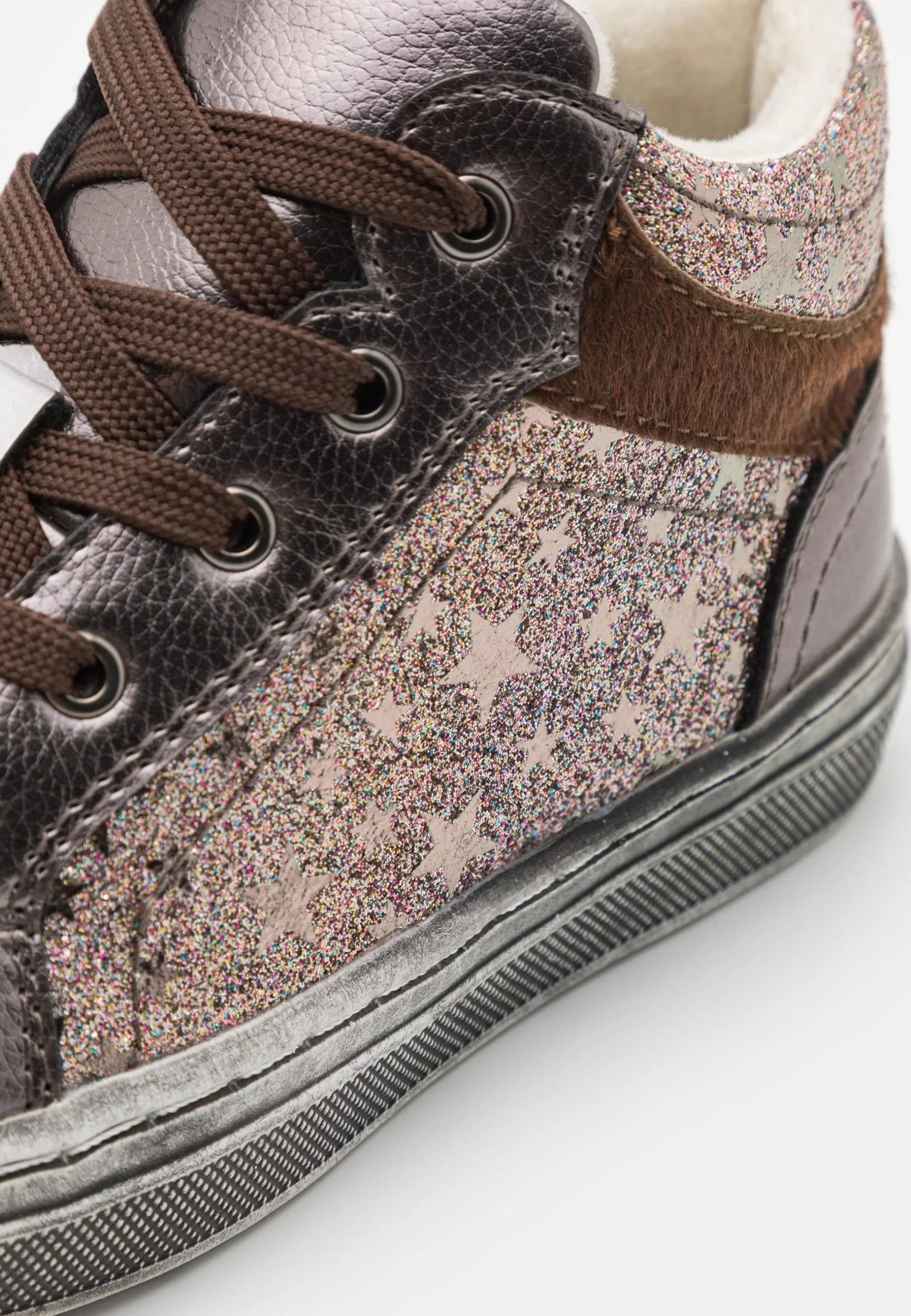 Friboo Sneakers Hoog - Gunmetal 8 Friboo Sneakers Hoog - Gunmetal - Afbeelding 6