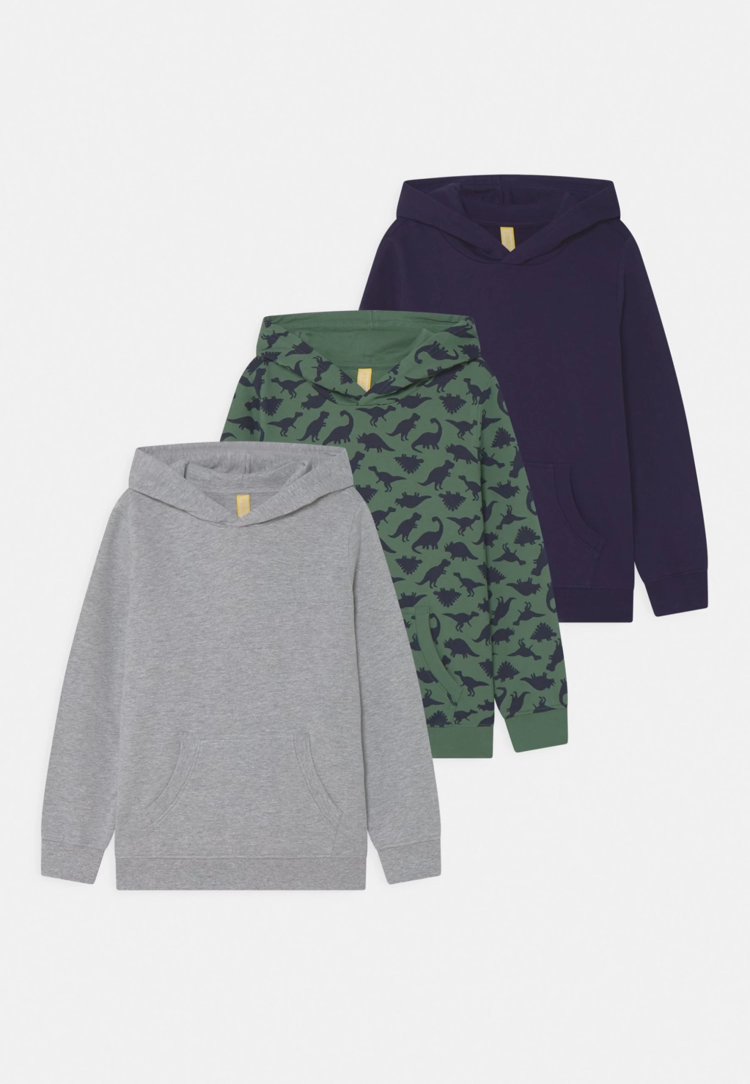 Friboo Hoodie 3 Pack - Sweater - Blue/Olive/Light Grey 3 Friboo Hoodie 3 Pack - Sweater - Blue/Olive/Light Grey