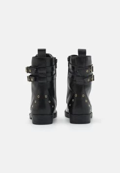 Friboo Leather Booties - Veterboots - Black 10 Friboo Leather Booties - Veterboots - Black -Friboo ce3677e3fb4f4602a732ba52cd39d853