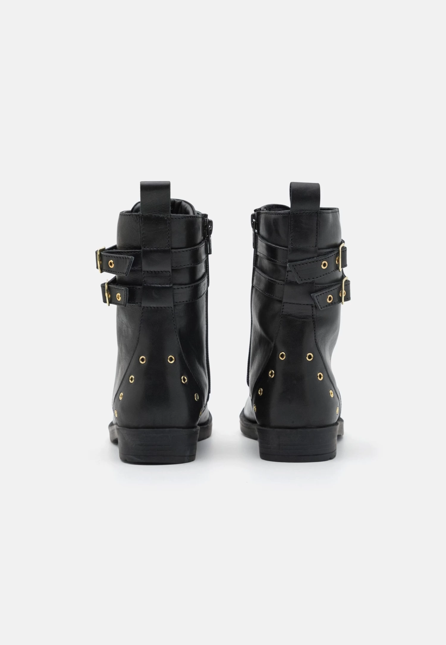 Friboo Leather Booties - Veterboots - Black 5 Friboo Leather Booties - Veterboots - Black - Afbeelding 3