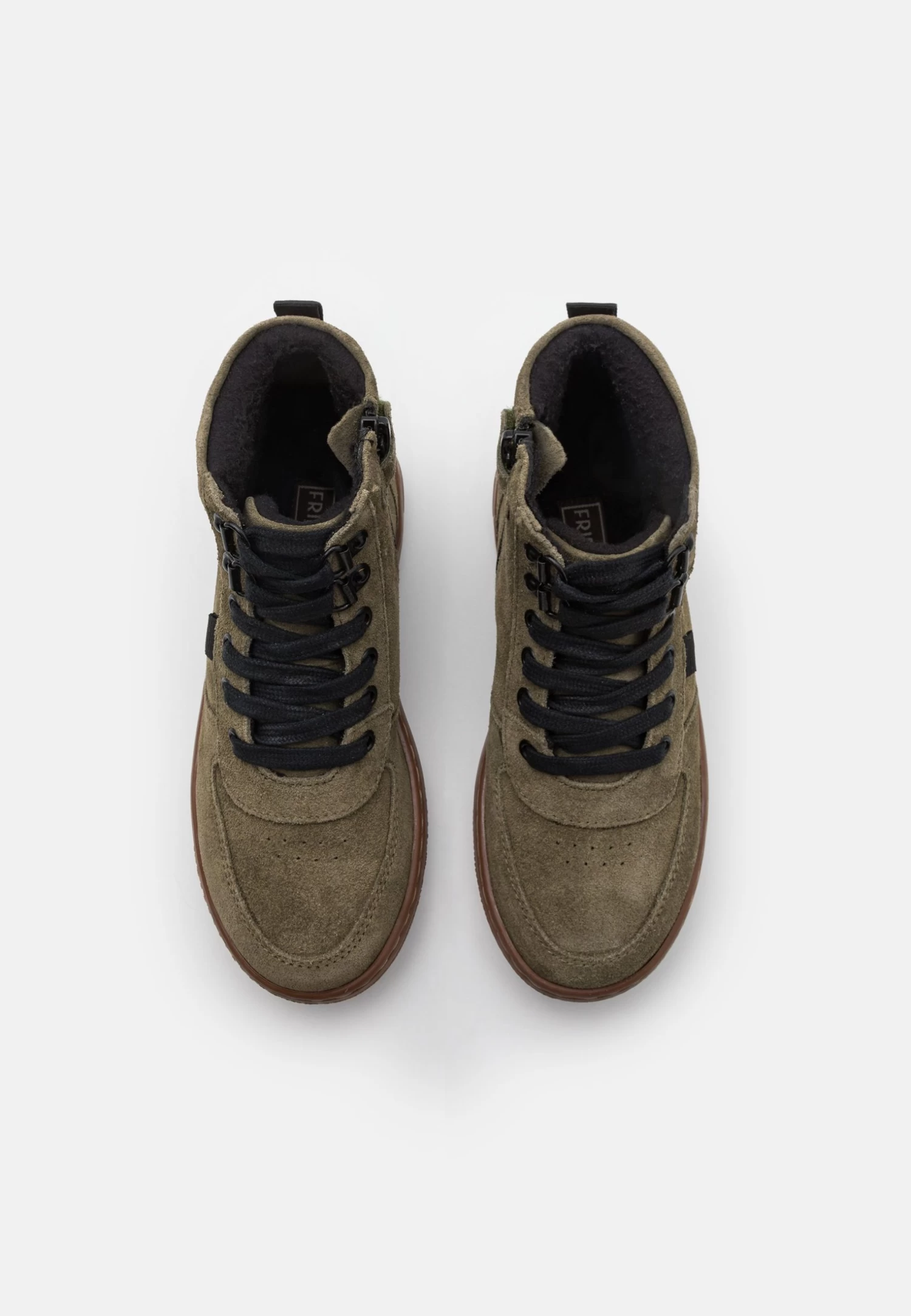 Friboo Leather - Veterboots - Khaki 6 Friboo Leather - Veterboots - Khaki - Afbeelding 4