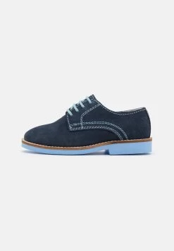 Friboo Leather - Sportieve Veterschoenen - Dark Blue