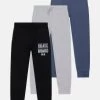 Friboo Unisex 3 Pack - Trainingsbroek - Black/Blue/Grey