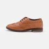 Friboo Leather - Veterschoenen - Light Brown -Friboo f187d9866f0d4e439dbd9e265db9e886