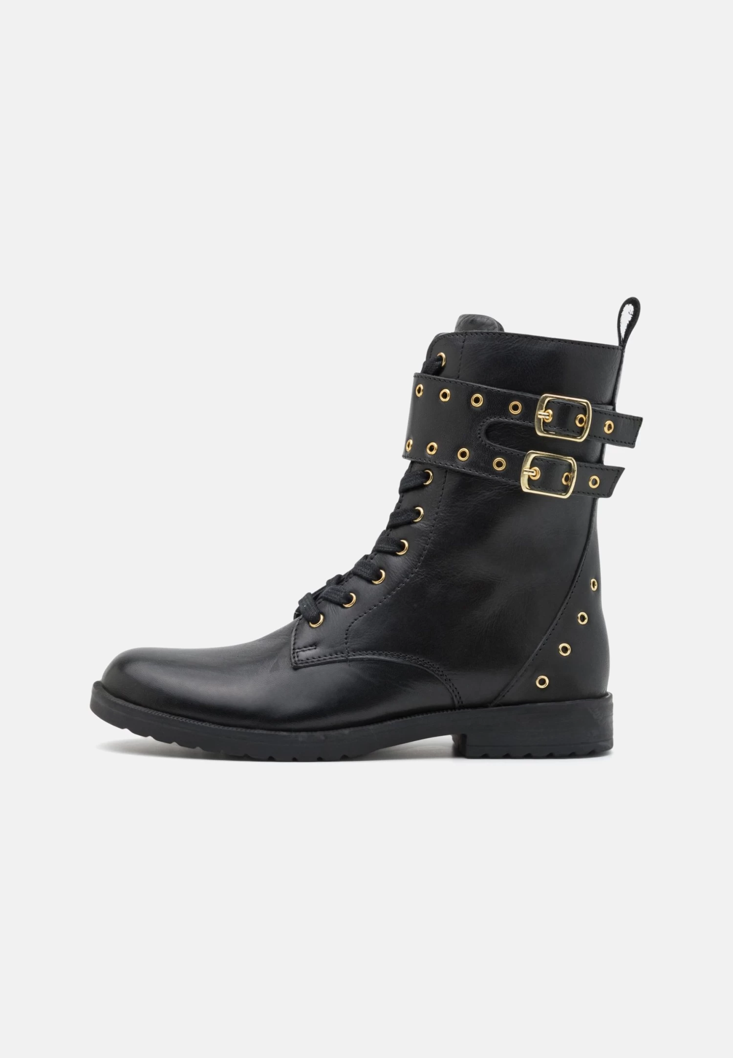 Friboo Leather Booties - Veterboots - Black 3 Friboo Leather Booties - Veterboots - Black